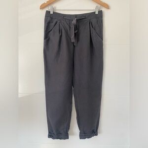 ARITZIA Wilfred Allant Linen Blend Crop Pant